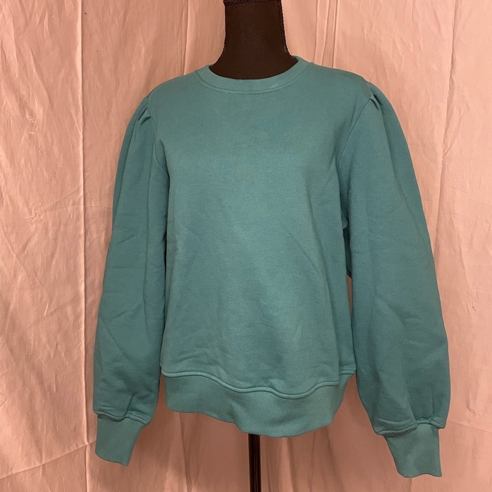 Molly Yeh Teal Women's Sweatshirt - Picture 2 of 7